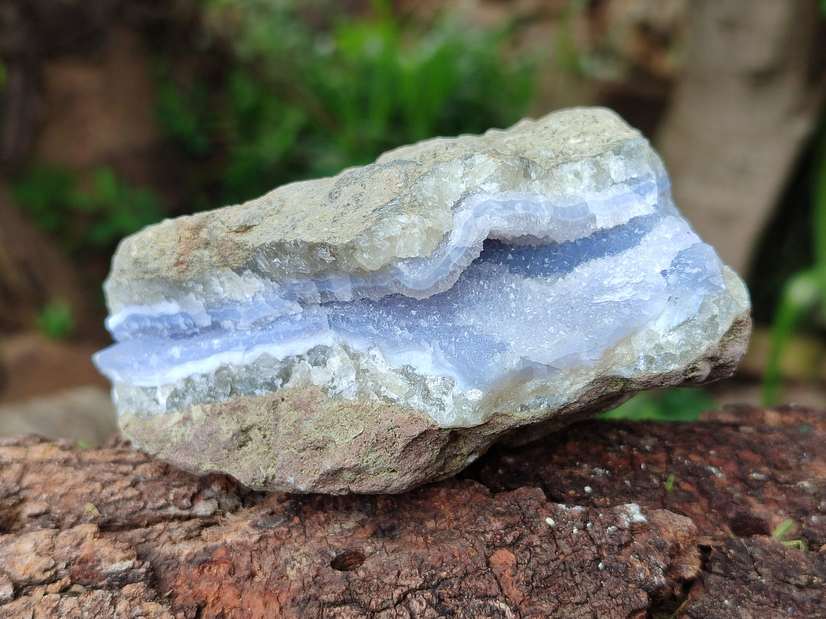 Natural Blue Lace Agate Geode Specimens x 6 From Nsanje, Malawi - Toprock Gemstones and Minerals 