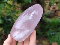 Polished Rose Quartz Standing Free Forms x 2 From Ambatondrazaka, Madagascar