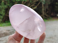 Polished Rose Quartz Standing Free Forms x 2 From Ambatondrazaka, Madagascar