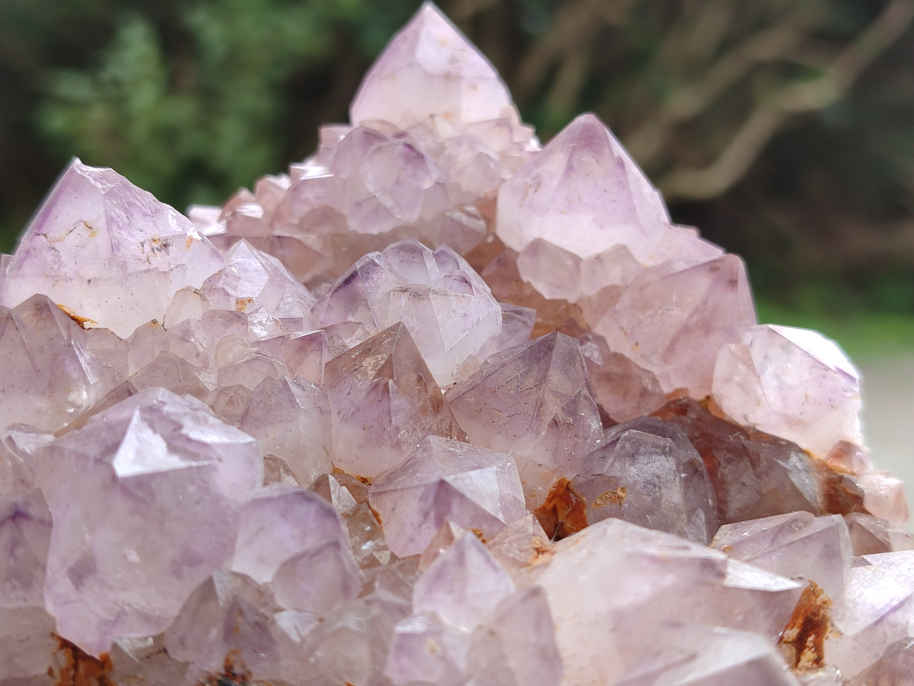 Natural Amethyst Spirit Quartz Clusters x 2 From Boekenhouthoek, South Africa - Toprock Gemstones and Minerals 