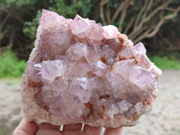 Natural Amethyst Spirit Quartz Clusters x 2 From Boekenhouthoek, South Africa