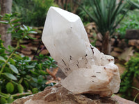 Natural White Candle Quartz Crystal Clusters x 3 From Madagascar