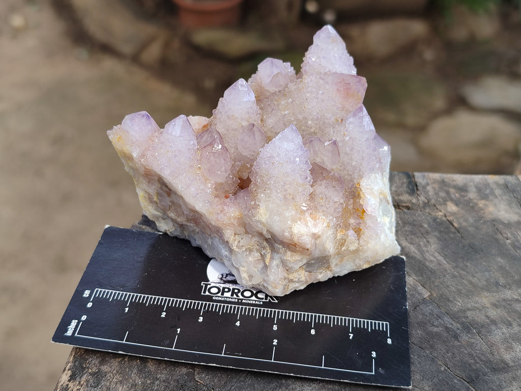 Natural Amethyst Spirit Quartz Clusters x 6 From Boekenhouthoek, South Africa - Toprock Gemstones and Minerals 