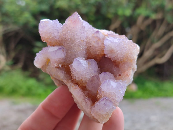 Natural Amethyst Spirit Quartz Clusters x 6 From Boekenhouthoek, South Africa