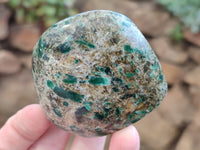 Polished Emerald Mica In Matrix Standing Free Forms x 6 From Mutoko, Zimbabwe - Toprock Gemstones and Minerals 
