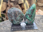 Polished Emerald Mica In Matrix Standing Free Forms x 6 From Mutoko, Zimbabwe - Toprock Gemstones and Minerals 