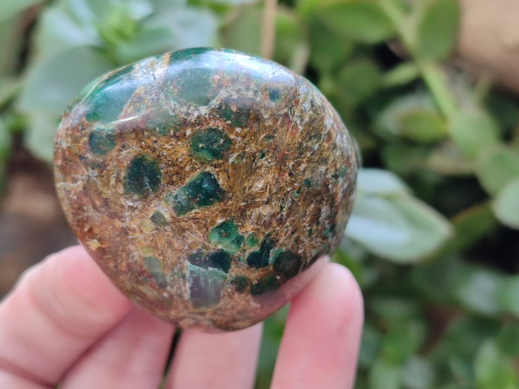Polished Emerald Mica In Matrix Standing Free Forms x 6 From Mutoko, Zimbabwe - Toprock Gemstones and Minerals 