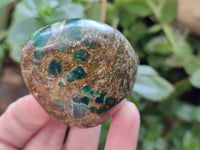 Polished Emerald Mica In Matrix Standing Free Forms x 6 From Mutoko, Zimbabwe - Toprock Gemstones and Minerals 