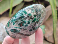 Polished Emerald Mica In Matrix Standing Free Forms x 6 From Mutoko, Zimbabwe - Toprock Gemstones and Minerals 
