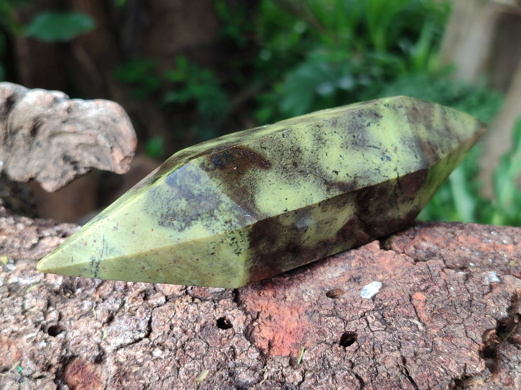 Polished Leopard Stone Double Terminated Points x 4 From Nyanga, Zimbabwe - Toprock Gemstones and Minerals 