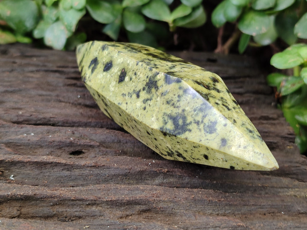 Polished Leopard Stone Double Terminated Points x 4 From Nyanga, Zimbabwe - Toprock Gemstones and Minerals 