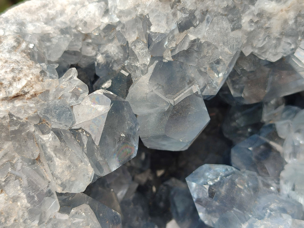Natural Large Celestite Geode Specimen x 1 From Sakoany, Madagascar - Toprock Gemstones and Minerals 