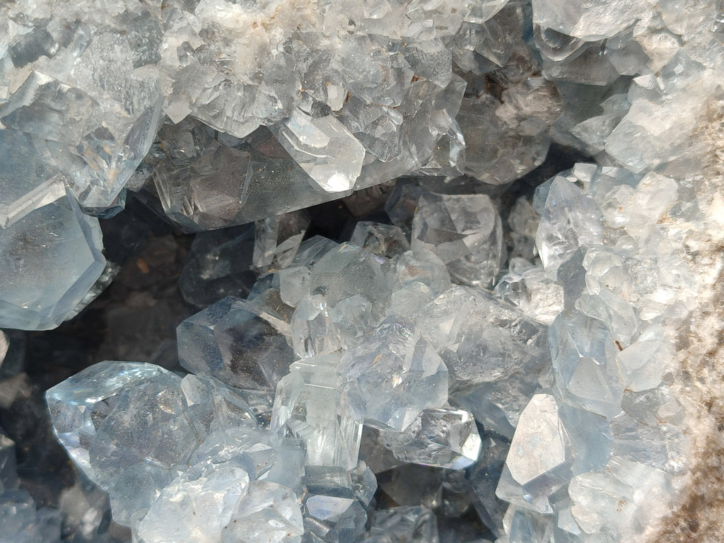 Natural Large Celestite Geode Specimen x 1 From Sakoany, Madagascar - Toprock Gemstones and Minerals 