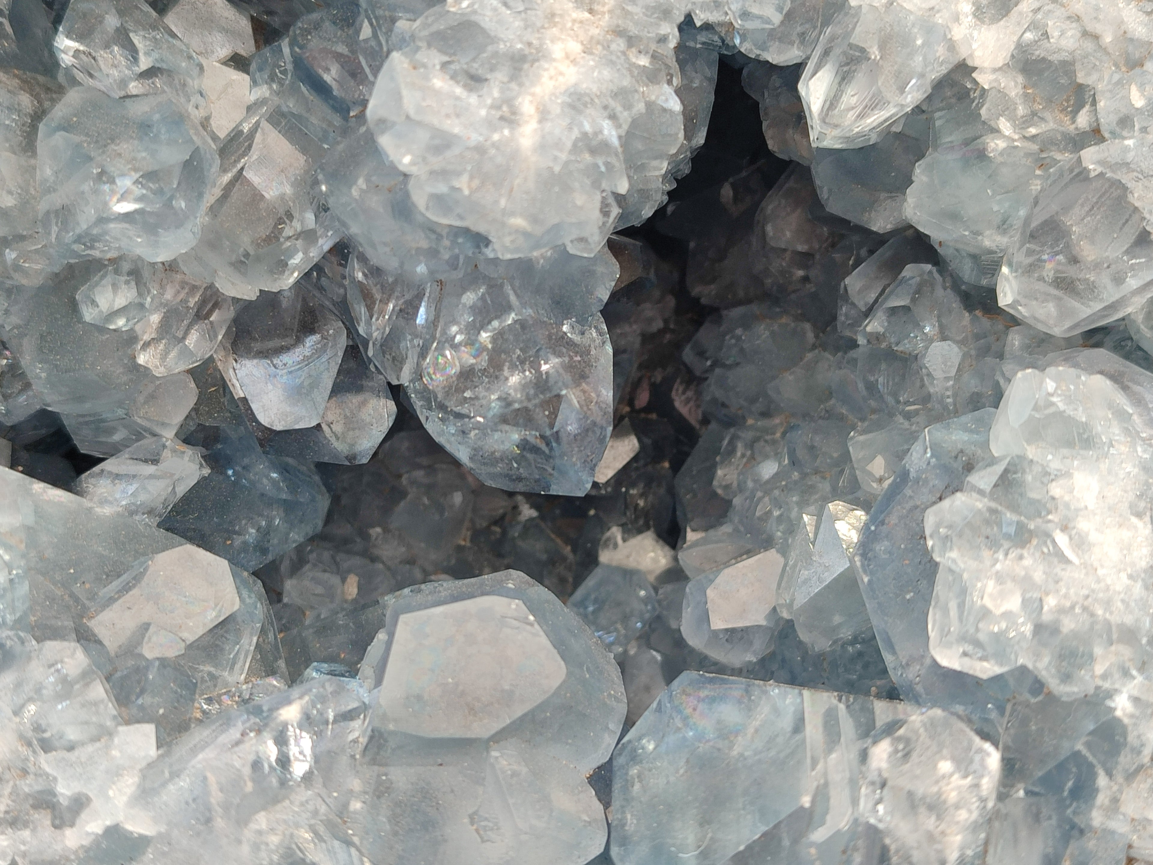 Natural Large Celestite Geode Specimen x 1 From Sakoany, Madagascar - Toprock Gemstones and Minerals 