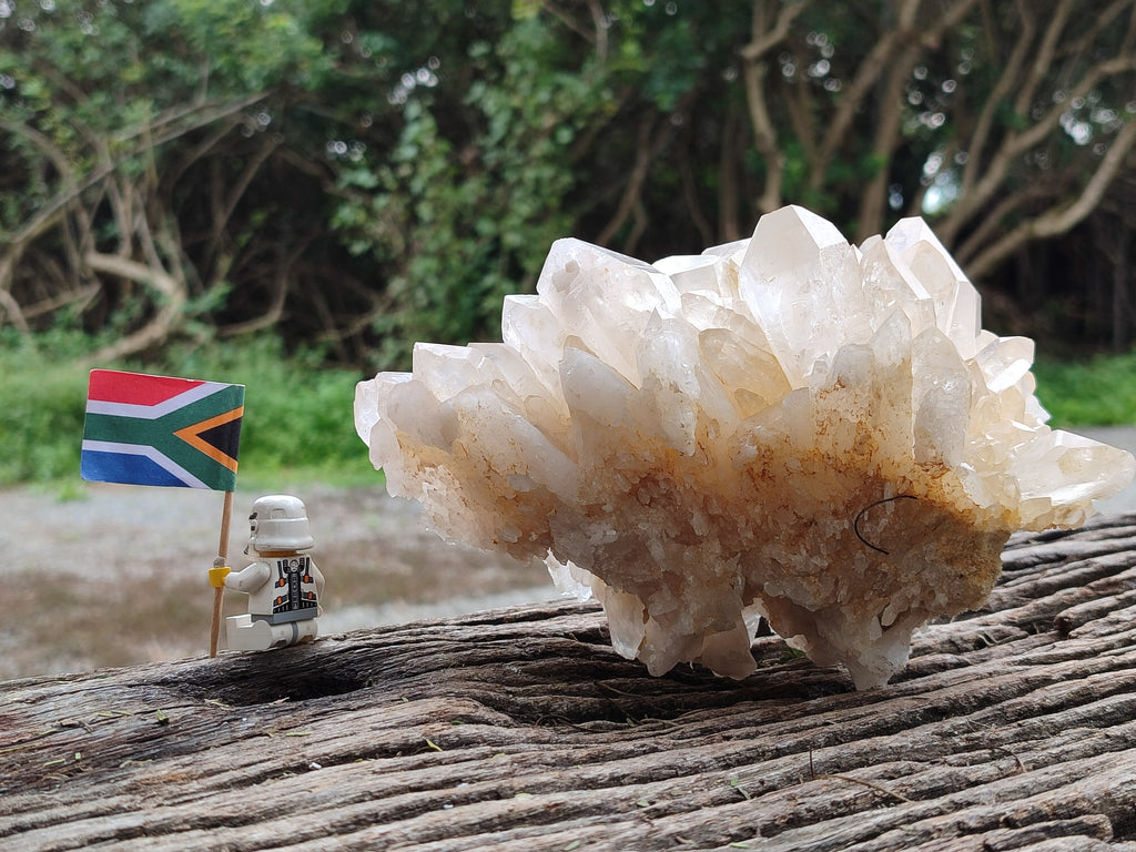 Natural Multi Terminated Quartz Crystal Clusters x 2 From Madagascar - Toprock Gemstones and Minerals 