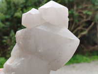 Natural Cascading White Candle Quartz Clusters x 2 From Madagascar