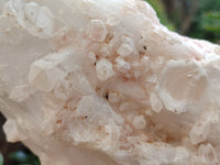 Natural Cascading White Candle Quartz Clusters x 2 From Madagascar