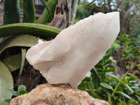 Natural Cascading White Candle Quartz Clusters x 2 From Madagascar