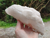 Natural Cascading White Candle Quartz Clusters x 2 From Madagascar