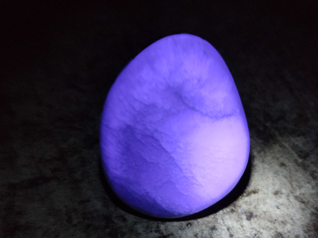 Polished Fluorescent Green Fluorite Standing Free Forms x 4 From Madagascar - Toprock Gemstones and Minerals 