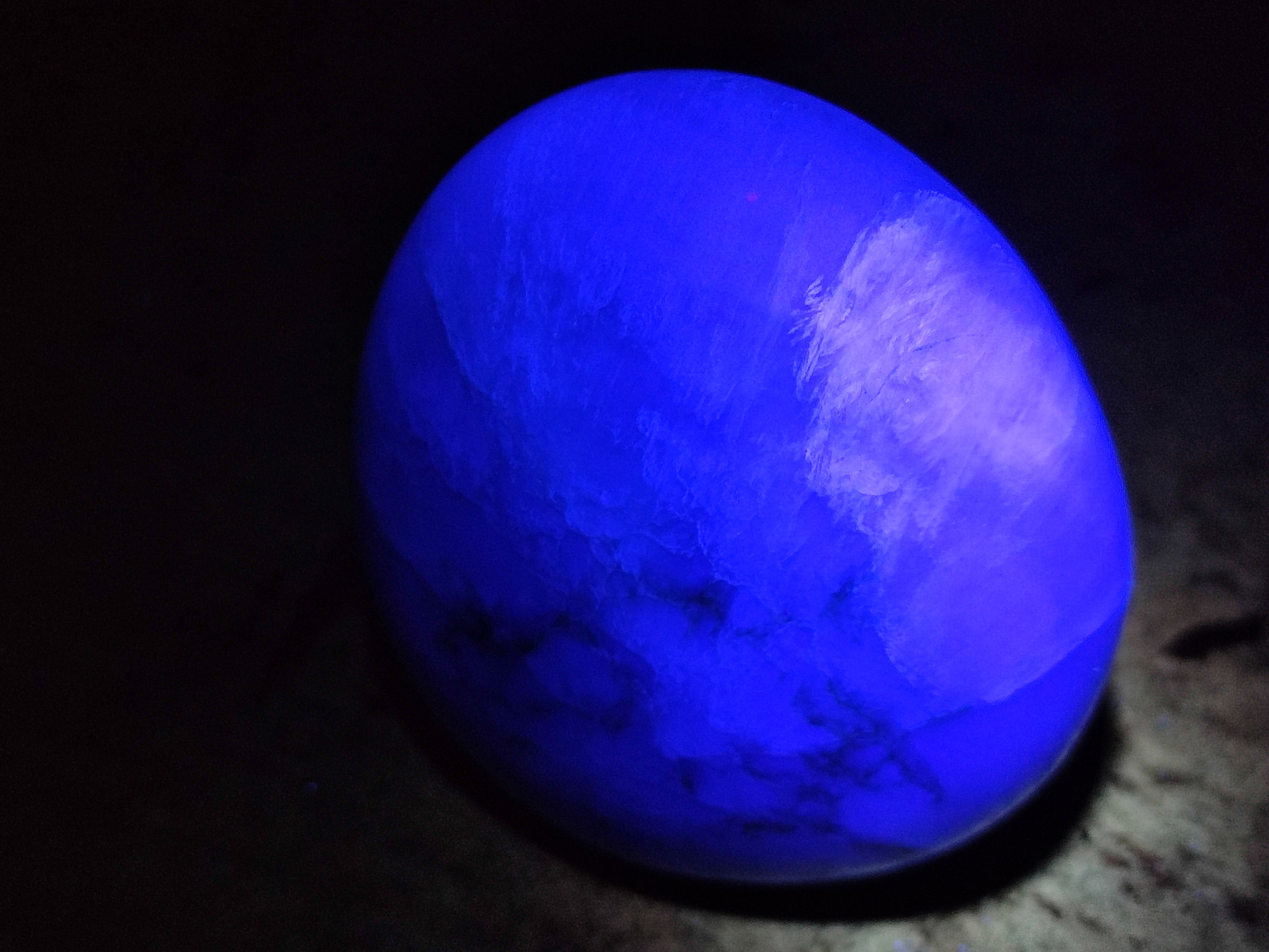 Polished Fluorescent Green Fluorite Standing Free Forms x 4 From Madagascar - Toprock Gemstones and Minerals 