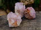 Natural Amethyst Spirit Quartz Clusters x 12 From Boekenhouthoek, South Africa - Toprock Gemstones and Minerals 