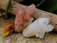 Natural Multi Terminated Quartz Crystal Clusters x 12 From Madagascar