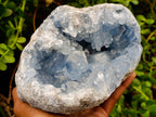 Natural Celestite Geode Specimen x 1 From Sakoany, Madagascar - Toprock Gemstones and Minerals 