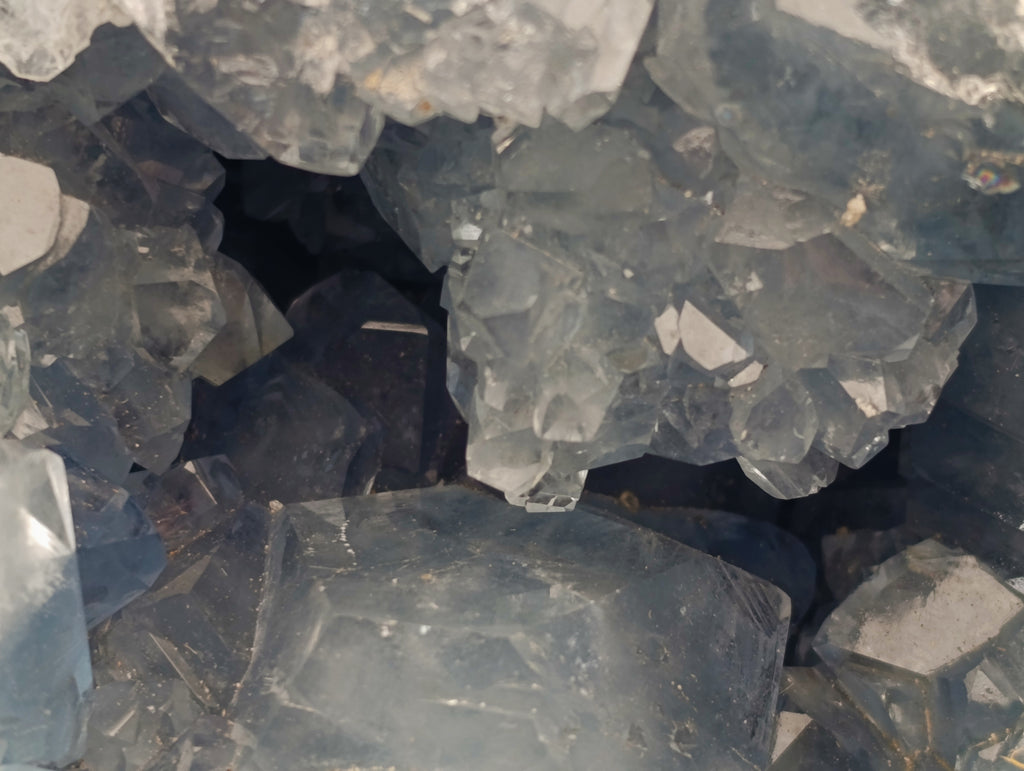 Natural Celestite Geode Specimen x 1 From Sakoany, Madagascar - Toprock Gemstones and Minerals 