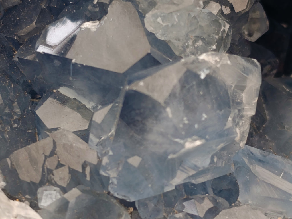 Natural Celestite Geode Specimen x 1 From Sakoany, Madagascar - Toprock Gemstones and Minerals 