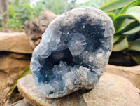 Natural Celestite Geode Specimen x 1 From Sakoany, Madagascar