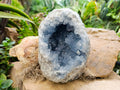 Natural Celestite Geode Specimen x 1 From Sakoany, Madagascar - Toprock Gemstones and Minerals 