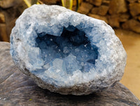 Natural Celestite Geode Specimen x 1 From Sakoany, Madagascar