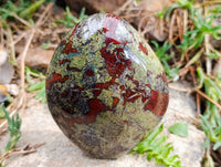 Polished Bastite Dragons Blood Stone Standing Free Forms x 3 From Tshipise, South Africa - Toprock Gemstones and Minerals 