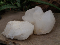 Natural Quartz Crystals x 4 From Madagascar