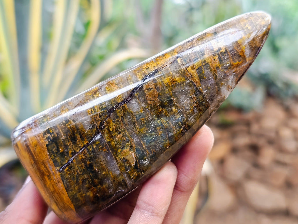 Polished Neolite Standing Free Forms x 3 From Prieska, South Africa - Toprock Gemstones and Minerals 