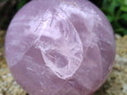 Polished Rose Quartz Spheres x 2 From Ambatondrazaka, Madagascar - Toprock Gemstones and Minerals 