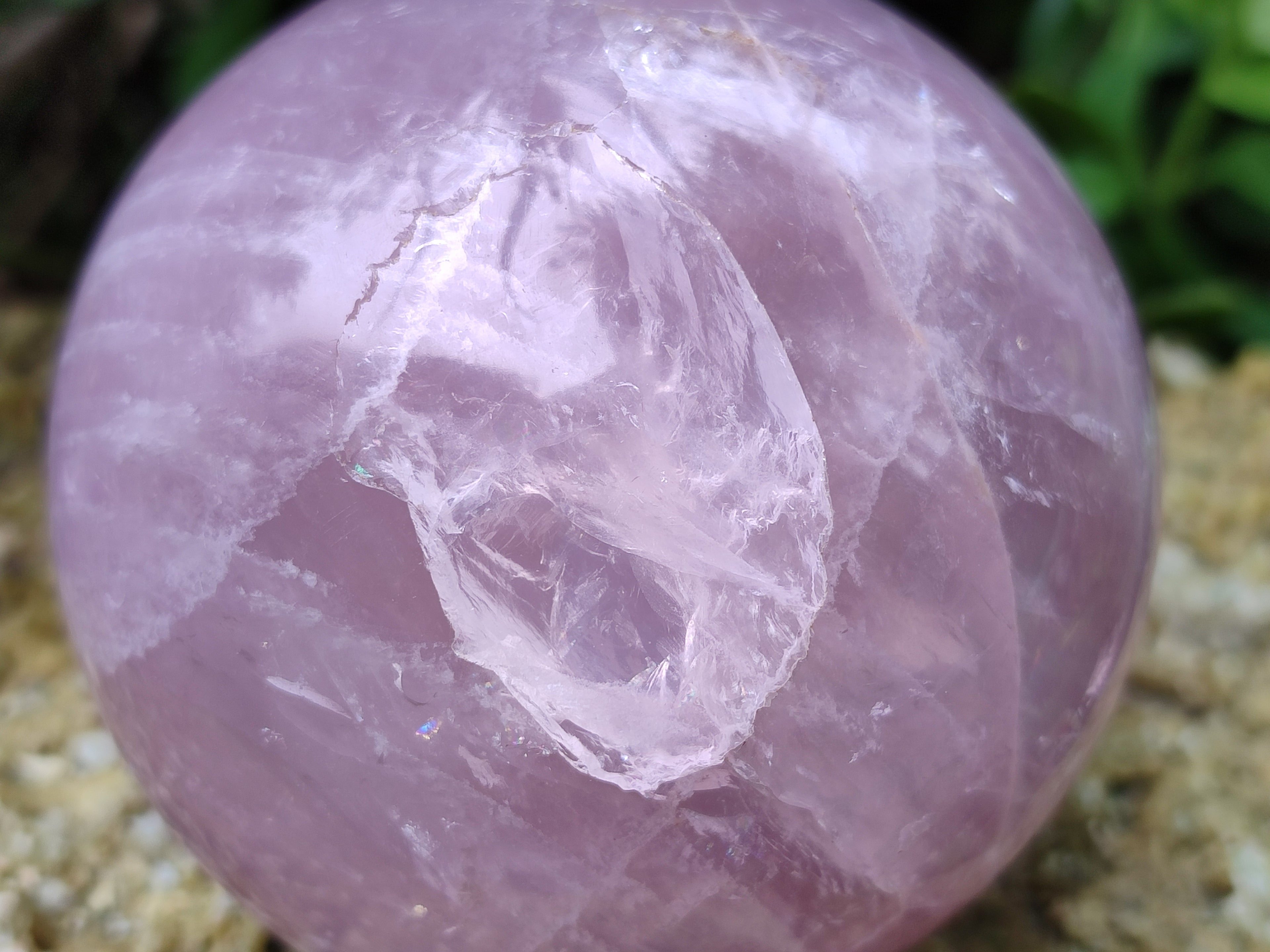 Polished Rose Quartz Spheres x 2 From Ambatondrazaka, Madagascar - Toprock Gemstones and Minerals 