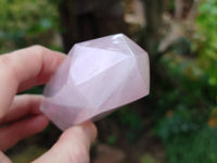 Polished Rose Quartz Points x 3 From Ambatondrazaka, Madagascar