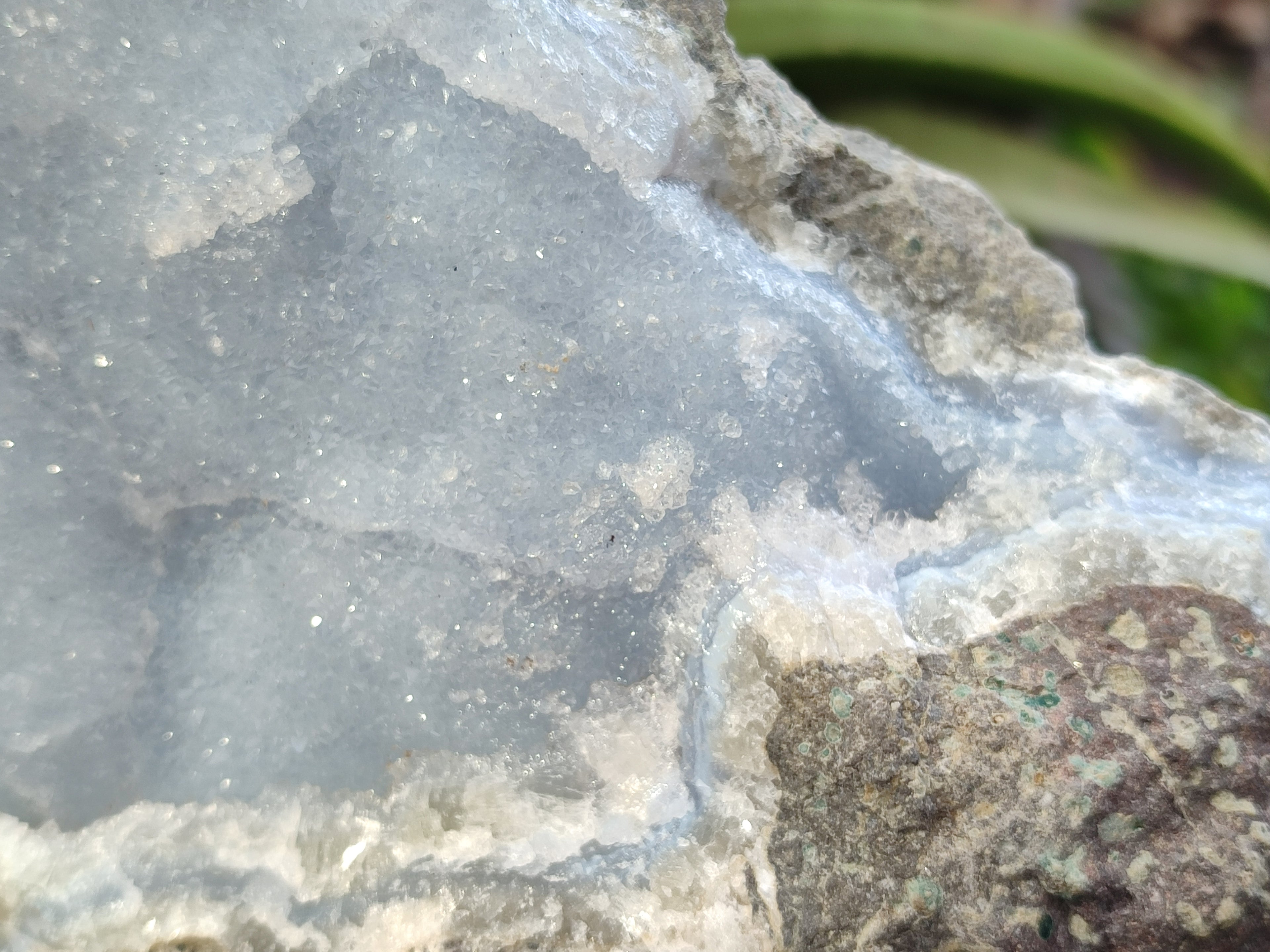 Natural Blue Lace Agate Geode Specimens x 5 From Nsanje, Malawi - Toprock Gemstones and Minerals 