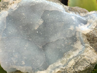 Natural Blue Lace Agate Geode Specimens x 5 From Nsanje, Malawi