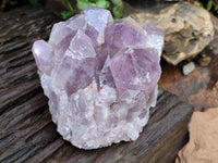 Natural Jacaranda Amethyst Quartz Clusters x 2 From Mumbwa, Zambia