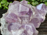 Natural Jacaranda Amethyst Quartz Clusters x 2 From Mumbwa, Zambia