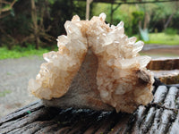 Natural Quartz Clusters x 3 From Madagascar