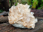 Natural Quartz Clusters x 3 From Madagascar - Toprock Gemstones and Minerals 