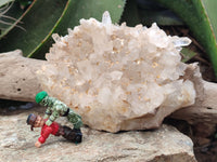 Natural Quartz Clusters x 3 From Madagascar