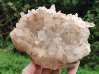 Natural Quartz Clusters x 3 From Madagascar