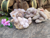 Natural Ametrine Spirit Quartz Clusters x 4 From Boekenhouthoek, South Africa - Toprock Gemstones and Minerals 