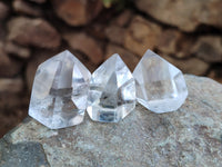 Polished Clear Quartz Crystals x 35 From Madagascar