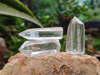 Polished Clear Quartz Crystals x 35 From Madagascar